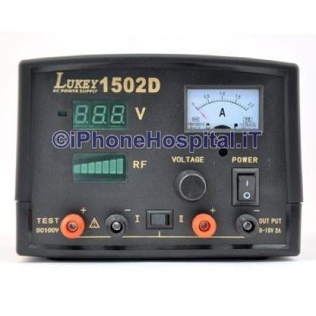 Benchtop power supply tester with control display
