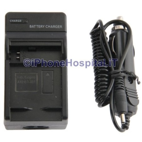 Carregador de Bateria para Casa e Carro para GOPRO HERO 4 - AHDBT-401 - 6