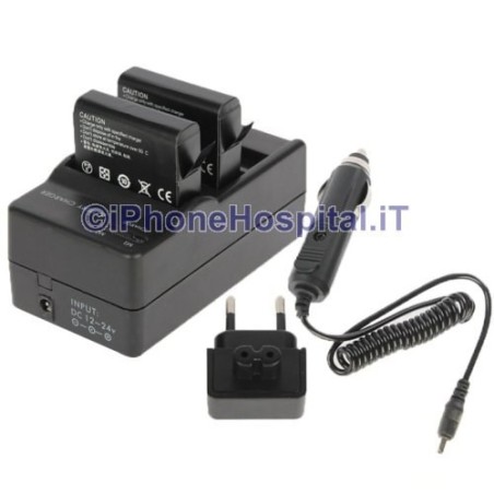 Cargador de batería dual para casa y coche para GOPRO HERO 4 - AHDBT- 401 - 4