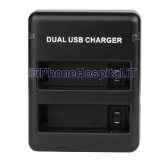 Chargeur de batterie de voyage double pour GOPRO HERO 4 - AHDBT- 401