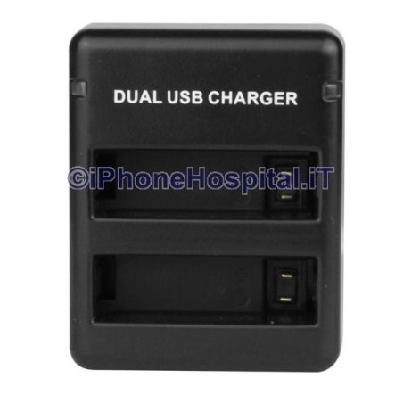 Chargeur de batterie de voyage double pour GOPRO HERO 4 - AHDBT- 401