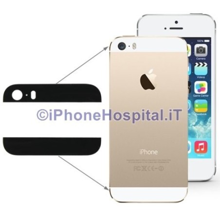 Capa preta para iPhone 5S com cobertura superior e inferior