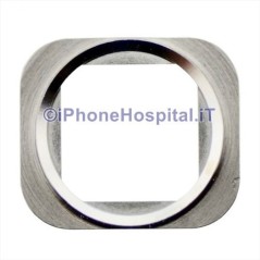 Anello Tasto Home color Silver per Apple iPhone 5S - 1