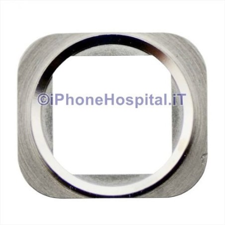 Silver Home Button Ring for Apple iPhone 5S - 1