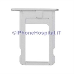 Apple Support de carte Sim Argent iPhone 5S A1453, A1457, A1518, A1528,A1530,A1533