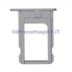 Porta Sim Schedina Grigio Apple iPhone 5S A1453, A1457, A1518, A1528,A1530,A1533 - 1