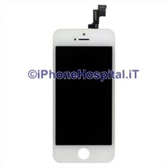 Vetro + Touch + Lcd per iPhone 5S - SE Bianco OEM - 1
