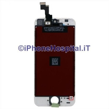 Cristal + táctil + LCD para iPhone 5S - SE Blanco OEM