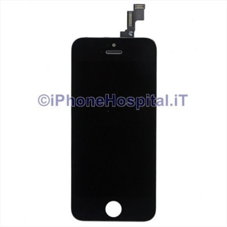 Glass + Touch + Lcd for iPhone 5S / SE Black OEM - 2