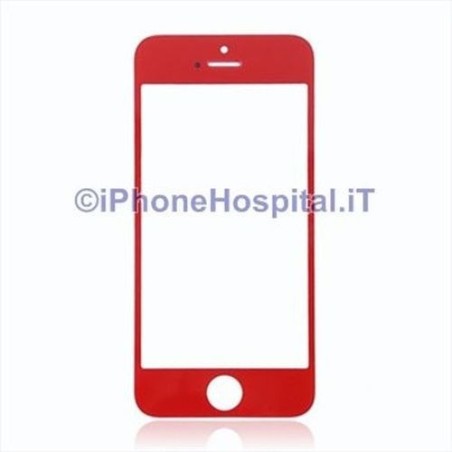 Vidro para Apple iPhone 5S cor Vermelha - 2