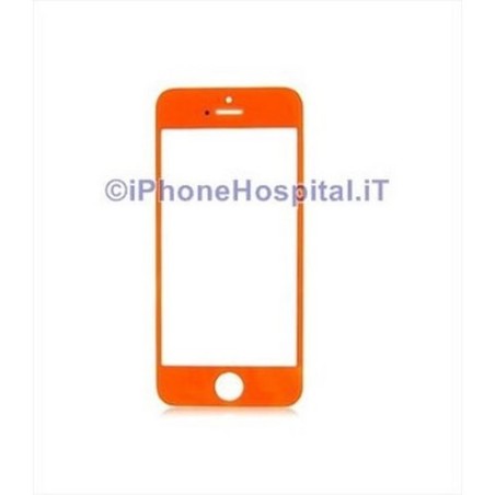 Vetro per Apple iPhone 5S color Arancio - 2