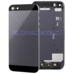 Retro Cover Nero per Apple iPhone 5 A1428, A1429, A1442 - 1