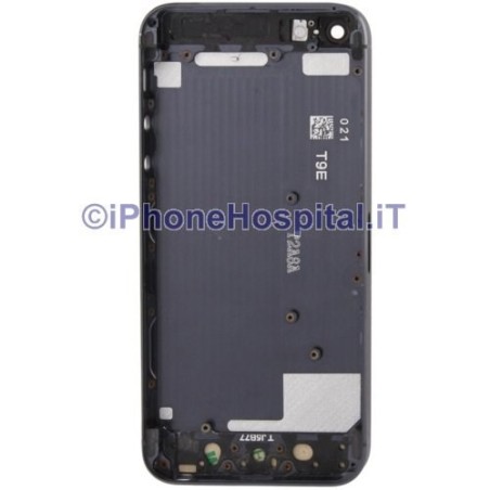 Apple Cubierta trasera negra para iPhone 5 A1428, A1429, A1442