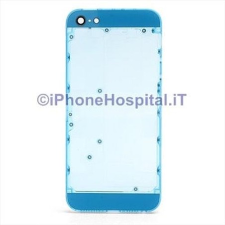 Transparent Blue Retro Cover for iPhone 5
