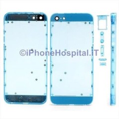 Cubierta trasera transparente azul claro para iPhone 5 - 3