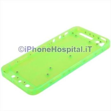 Transparent Green Retro Cover for iPhone 5