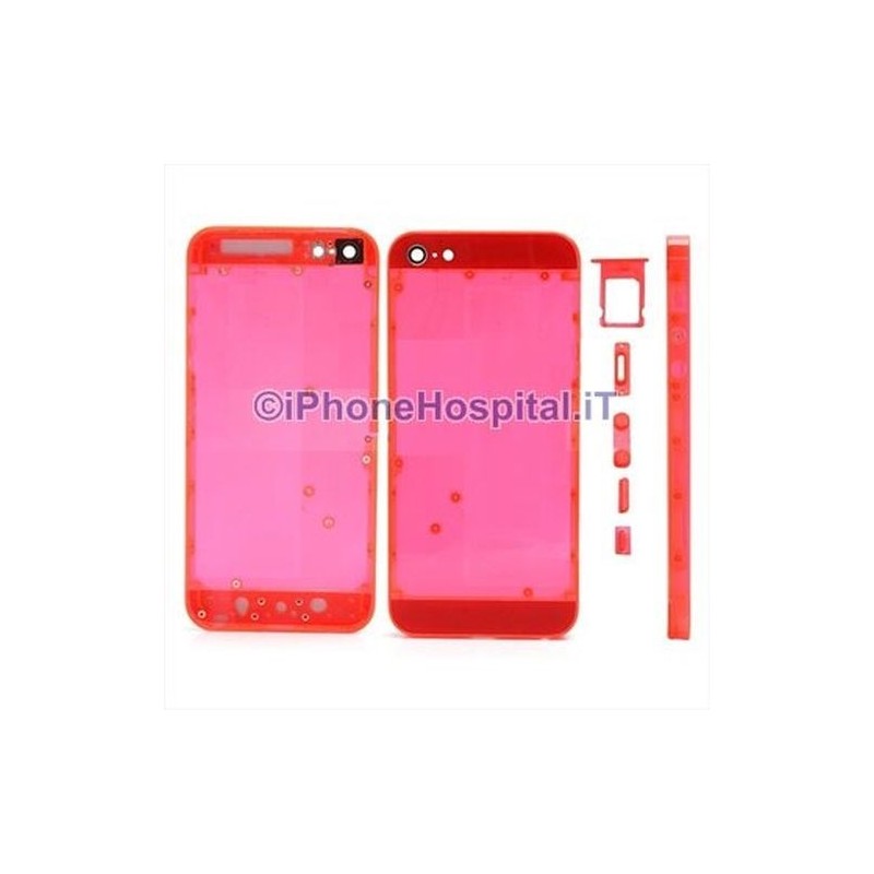 Retro Cover Transparent Red for iPhone 5 - 2 Retro Cover Transparent Red for iPhone 5 - 2