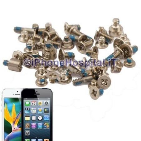 Set di Viti per Apple iPhone 5 Argento ( Silver ) - 1