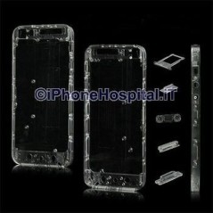 Retro Cover Trasparente per Apple iPhone 5 A1428, A1429, A1442 - 3