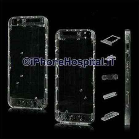 Retro Cover Trasparente per Apple iPhone 5 A1428, A1429, A1442 - 3