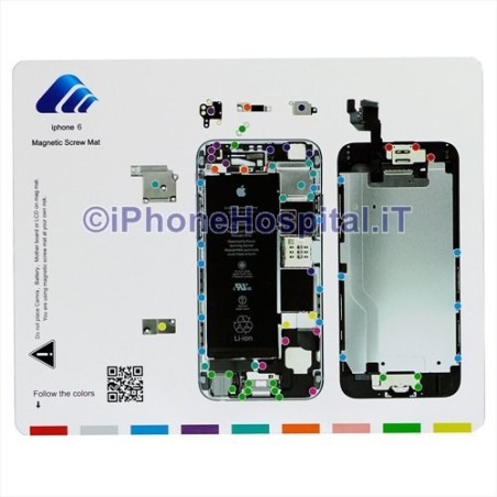 Tavoletta Magnetica Alloggiamento Viti per iPhone 6 - 1