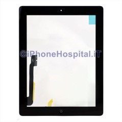 écran tactile noir assemblé de haute qualité pour iPad 4 - 4