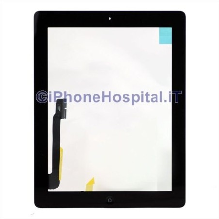 écran tactile noir assemblé de haute qualité pour iPad 4 - 4