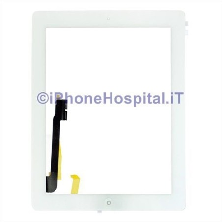 Tela sensível ao toque do iPad 4 Branco Montado de Alta Qualidade - 4