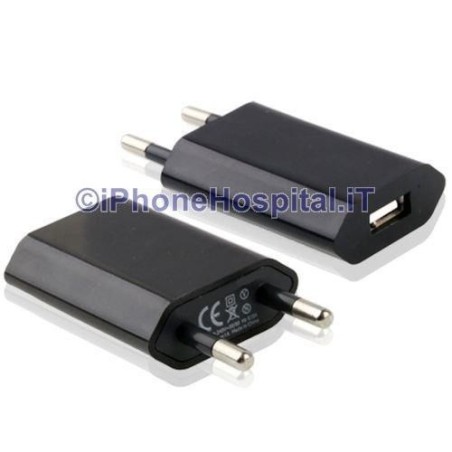 Apple Samsung Blackberry Adaptateur secteur USB pour chargeur 1A noir - 3