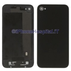 Retro Cover Nero per Apple iPhone 4S (A1387) - 3