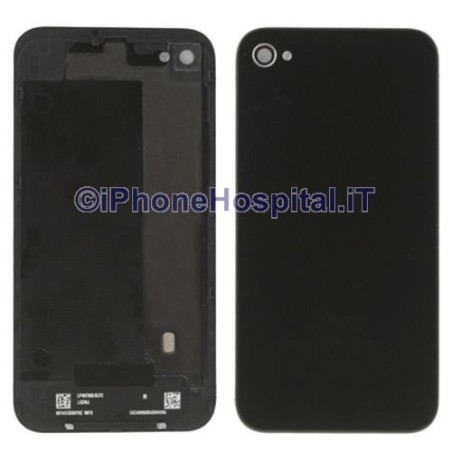 Retro Cover Nero per Apple iPhone 4S (A1387) - 3