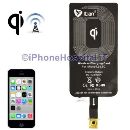 Módulo receptor de recarga sem fio para iPhone 5 & 5C & 5S - 2
