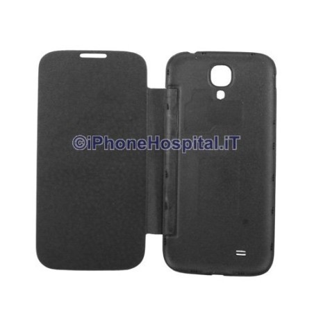 Samsung Tapa de batería negra con funda abatible para Galaxy S IV / i9500 /9505