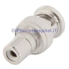 BNC Maschio a RCA Femmina Adattatore CCTV Camera - 1