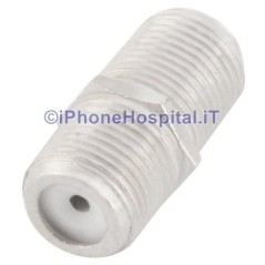 F Adapter for Antenna Cables Female/Female Satellite TV Cables LNB Connector - 1