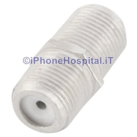 F Adapter for Antenna Cables Female/Female Satellite TV Cables LNB Connector - 1