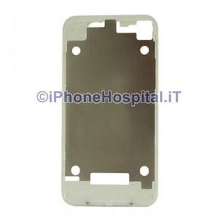 Supporto Retro Cover Bianco per Apple iPhone 4 / 4G - 1