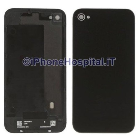 Capa retro preta para iPhone 4G.