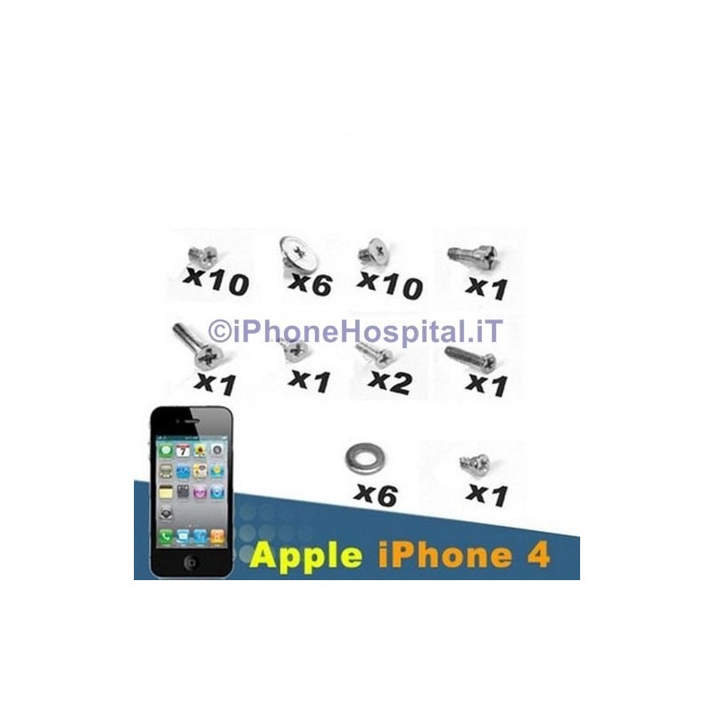 Kit de parafusos para iPhone 4G - 1 Kit de parafusos para iPhone 4G - 1