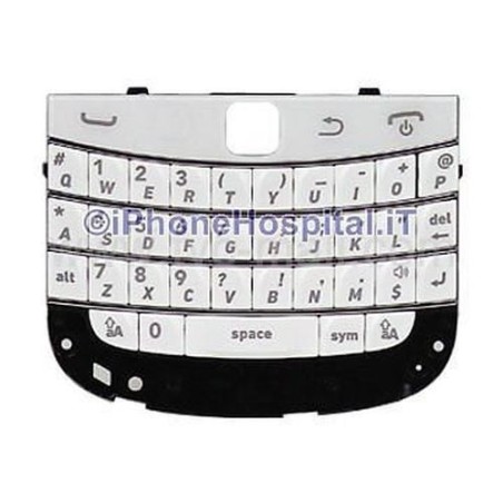 Tastiera per Blackberry 9900,9930 Bold Bianco - 1