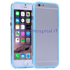 Apple Coque de protection Light Blue Transparent Edge pour iPhone 6 A1586 - 1