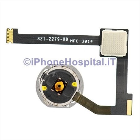 Botón Home Blanco - Cable flexible para iPad Air 2 /iPad Mini 4/iPad Pro 12.9