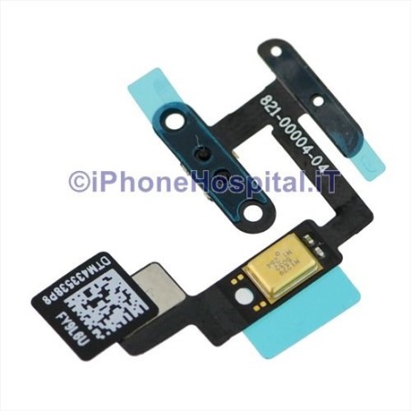 Apple Botón de encendido con cable plano y micrófono para iPad Air 2 - 1