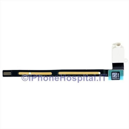 Audio jack Flat Cable Bianco per Apple iPad Air 2 Versione WiFi - 1