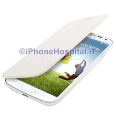 Cover Batteria Bianco con Flip Case per Samsung Galaxy S IV / i9500 - 2