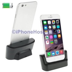 Stazione Dock Caricatore Sync per Apple iPhone 6 Grigio  - 5