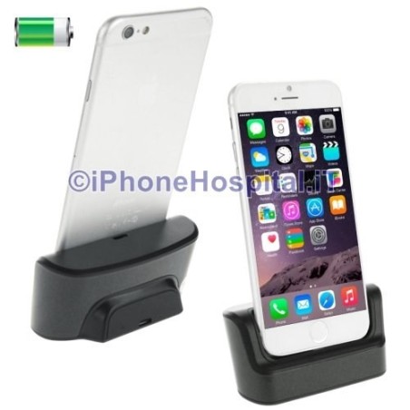 Stazione Dock Caricatore Sync per Apple iPhone 6 Grigio  - 5