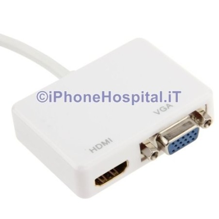 Conversor de Mini DisplayPort a HDMI y VGA - 1