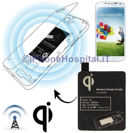 Modulo Ricevitore Ricarica Wireless per Samsung Galaxy S IV / i9500  - 3