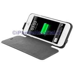 Batteria Esterna Ricaricabile Supporto iPhone 6 & 6S Nero 2800 mAh Slot Carte - 3